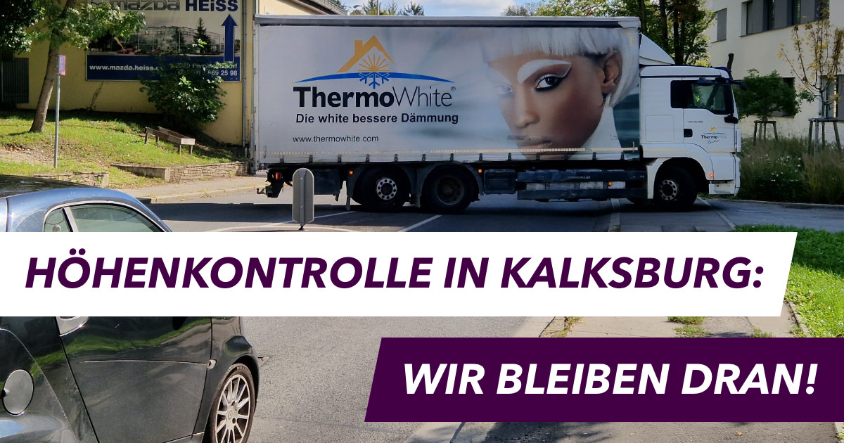 Höhenkontrolle in Kalksburg: Wir bleiben dran!
